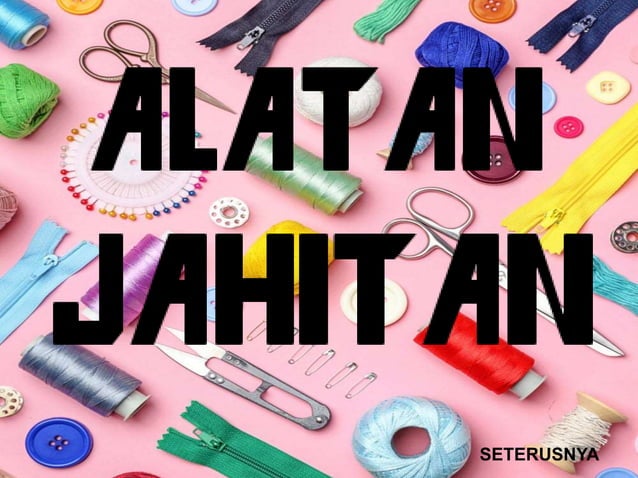 Alatan Rbt Alatan jahitan RBT Tahun 5 (Semakan) | PPT
