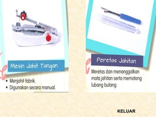 Alatan Rbt Alatan jahitan RBT Tahun 5 (Semakan) | PPT