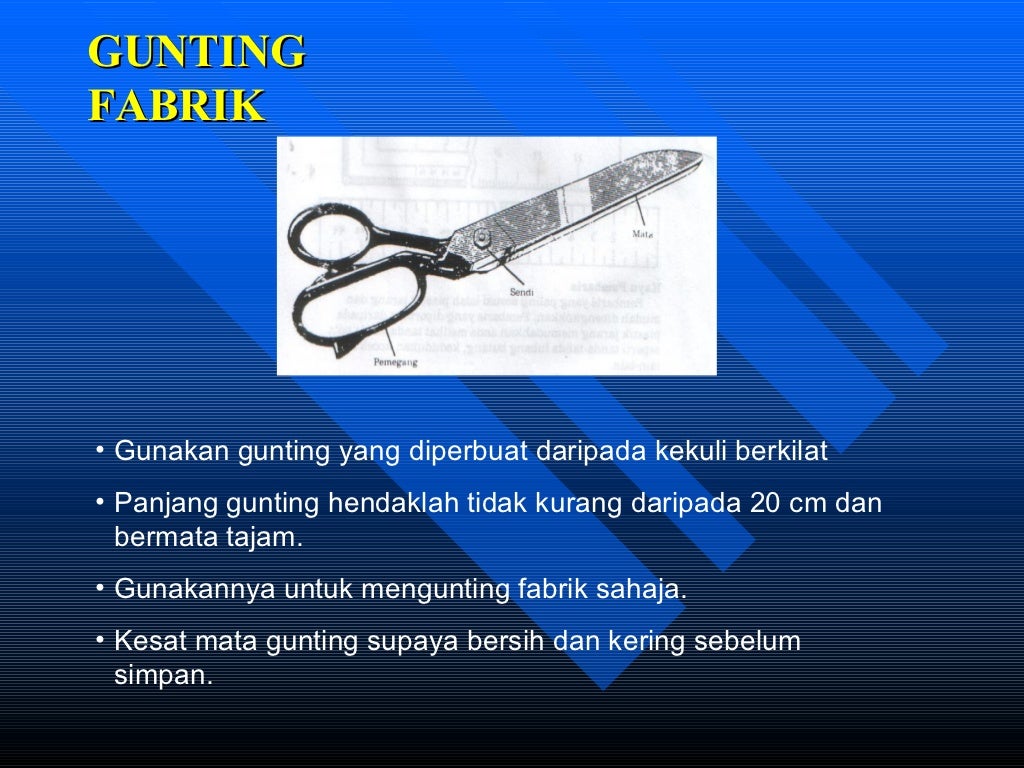 Alatan Jahitan Asas Alatan Jahitan Asas