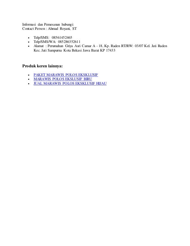 Marawis Harga Rolling Marawis Harga Rolling