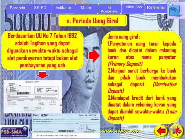 Indikator uang tunai raja