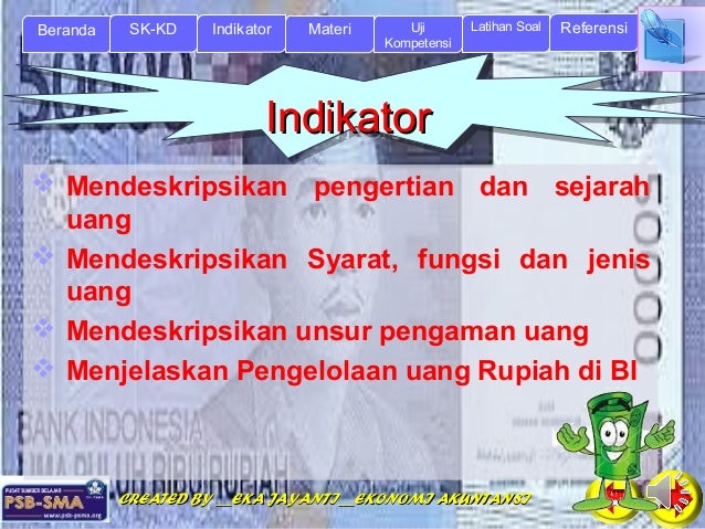 Indikator uang tunai raja