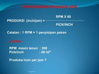Alat tenun | PPTX