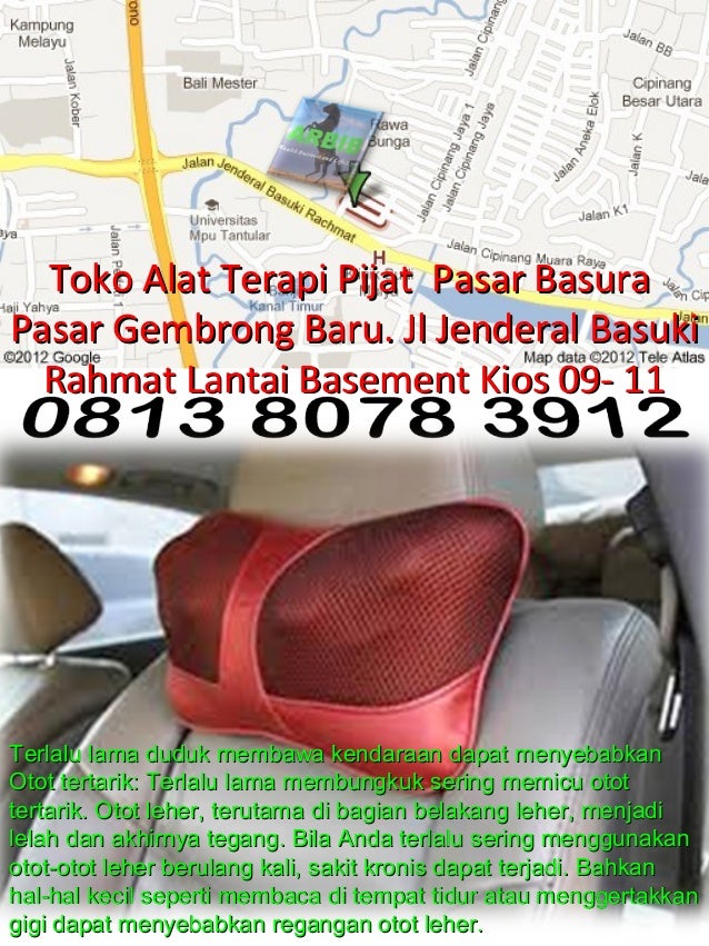 Bantal pijat Alat terapi untuk kesemutan, leher kaku 
