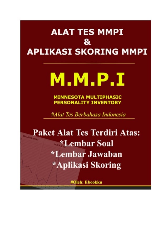 Alat Tes Mmpi Lengkap Dengan Skoring Mmpi