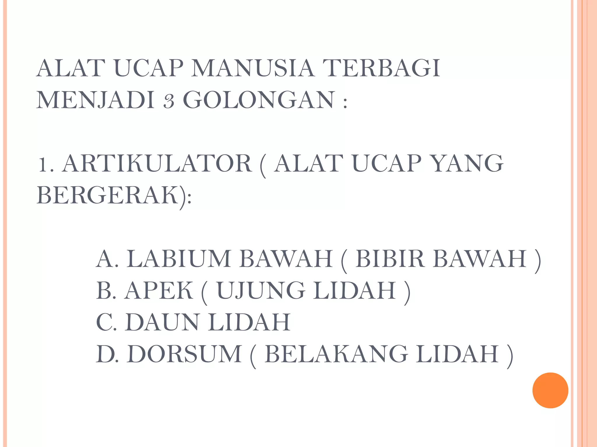 Ucap Formula Alat ucap manusia | PPT