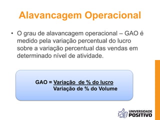 Alavancagem Operacional para empresas diversas | PPT