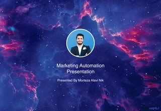 www.companyname.com
© 2016 Startup theme. All Rights Reserved.
Marketing Automation
Presentation
Presented By Morteza Alavi Nik
 
