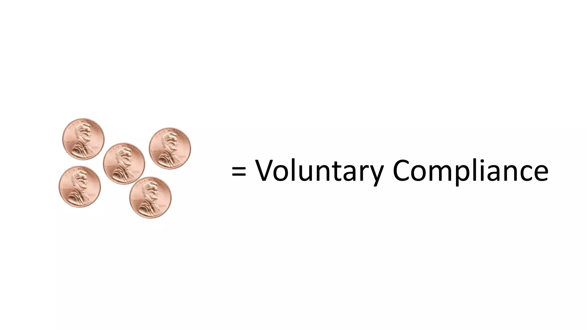 = Voluntary Compliance
 