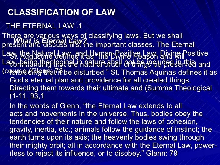 A Law In An Ordinance