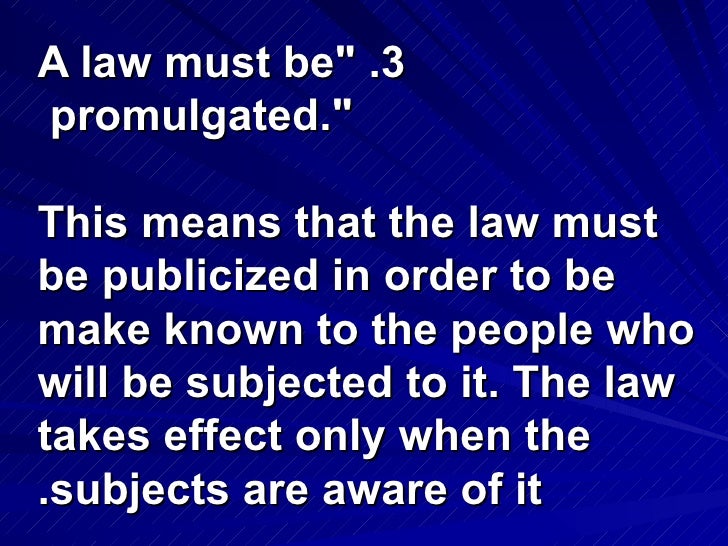 A Law In An Ordinance