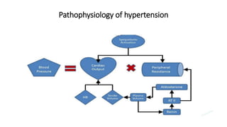 Pathophysiology of hypertension
 