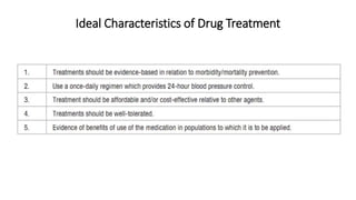 Ideal Characteristics of Drug Treatment
 