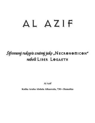Logaeth Al azif cz | PDF
