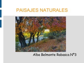 PAISAJES NATURALES Alba Belmonte Rabasco.Nº3 