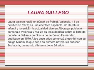 Laura Gallego - La hija de la noche, octubre 2004