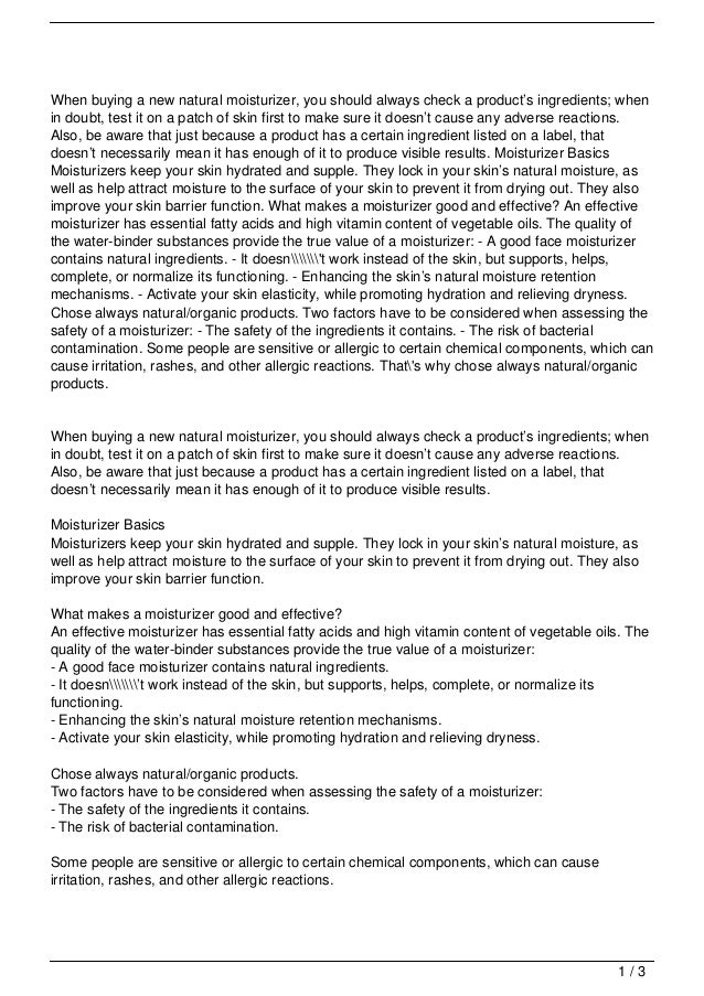 sea moss moisturizer