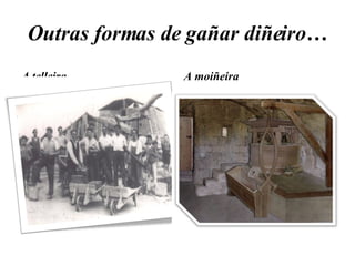 Outras formas de gañar diñeiro… A telleira A moiñeira 