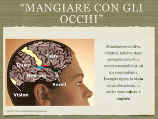 “MANGIARE CON GLI
                 OCCHI”

                                           Stimolazione uditiva,
              ...