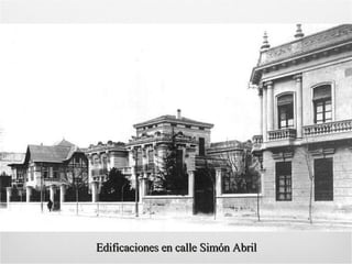 Edificaciones en calle Simón Abril