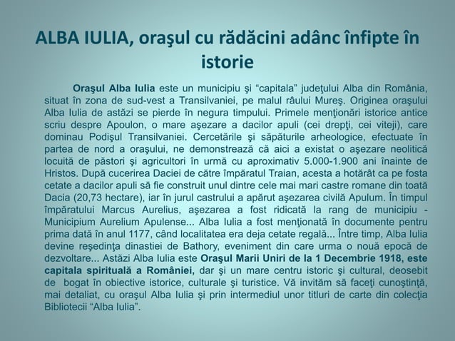 Caminul 2 Alba Iulia www.slideshare.net