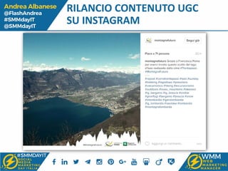 RILANCIO CONTENUTO UGC
SU INSTAGRAM
 