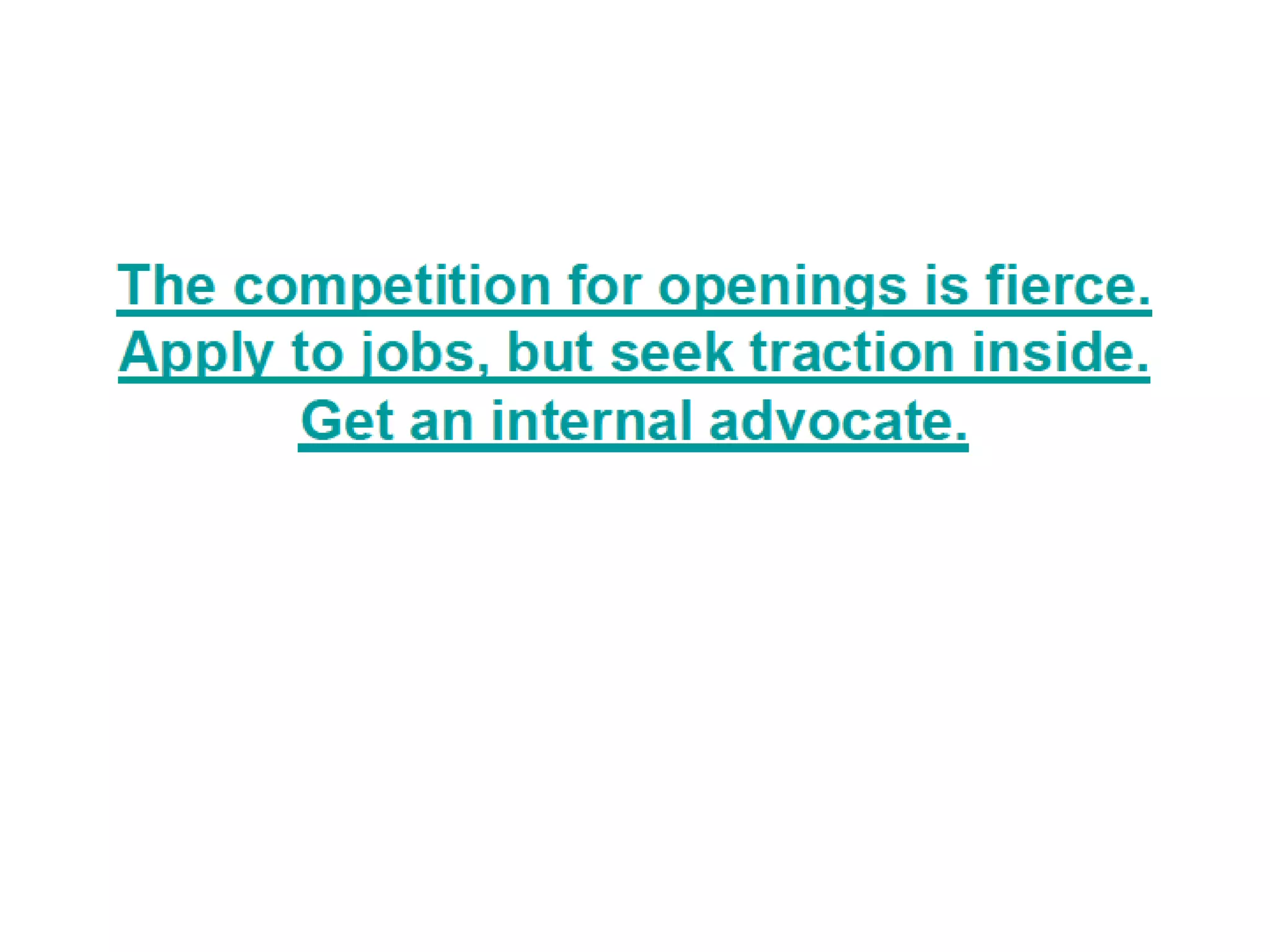 Job Search Success Factors