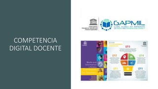 COMPETENCIA
DIGITAL DOCENTE
 
