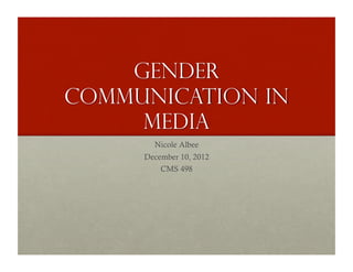 Albee cms498media
