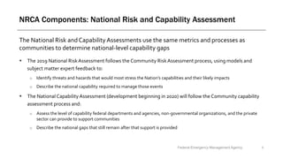 The National Risk and Capability Assessment (NRCA) | PPTX