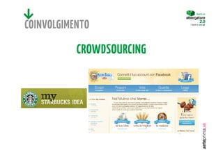 Diventa un




COINVOLGIMENTO             I turisti lo sono già.




           CROWDSOURCING
 