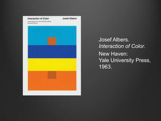 Josef Albers.Interaction of Color.New Haven:Yale University Press,1963.