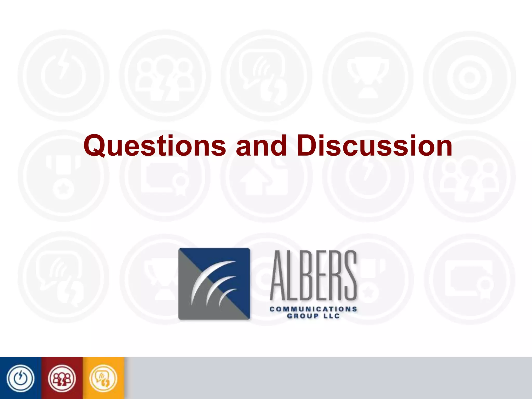 Questions and Discussion

 