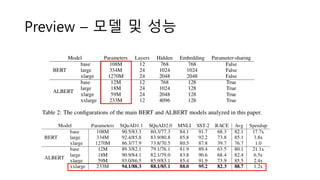 Preview – 모델 및 성능
 