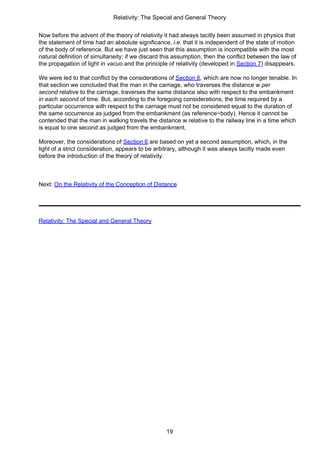 Albert Einstein Relativity