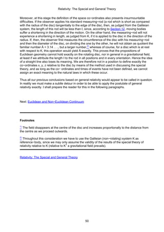 Albert Einstein Relativity