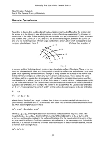 Albert Einstein Relativity