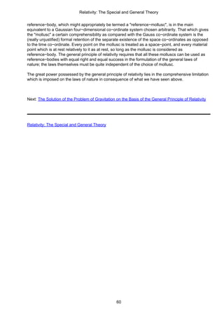 Albert Einstein Relativity