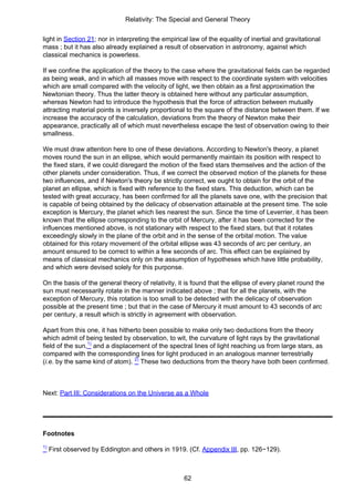 Albert Einstein Relativity