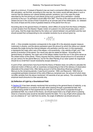 Albert Einstein Relativity