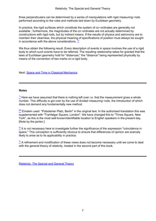 Albert Einstein Relativity