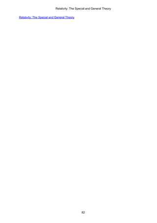 Albert Einstein Relativity