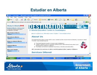 Estudiar en Alberta
 
