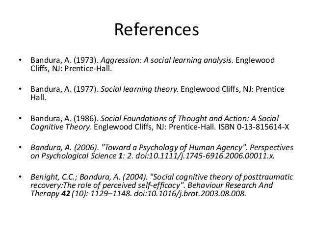 Albert bandura power