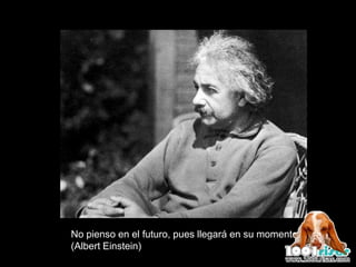 No pienso en el futuro, pues llegará en su momento
(Albert Einstein)
 