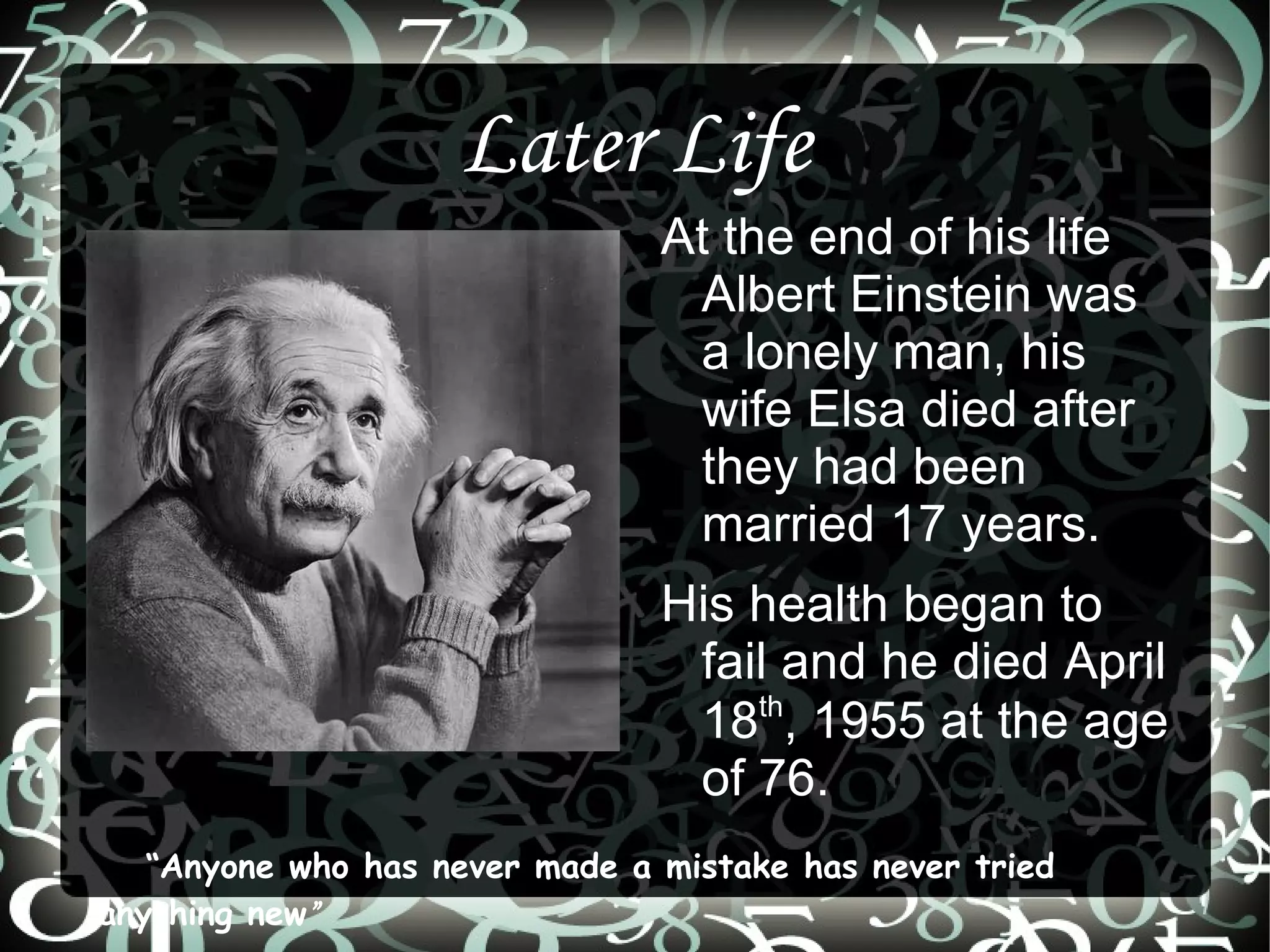 He learned to play violin and was given a spot in the London Symphony Orchestra 