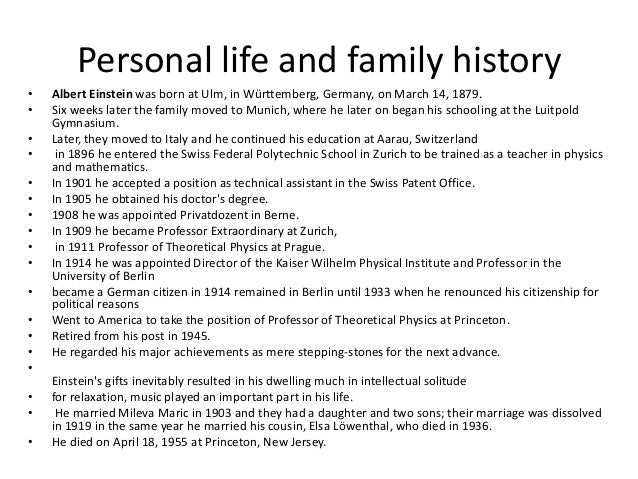 Albert Einstein Biography Family | albert einstein Albert Einstein Biography Family | albert einstein