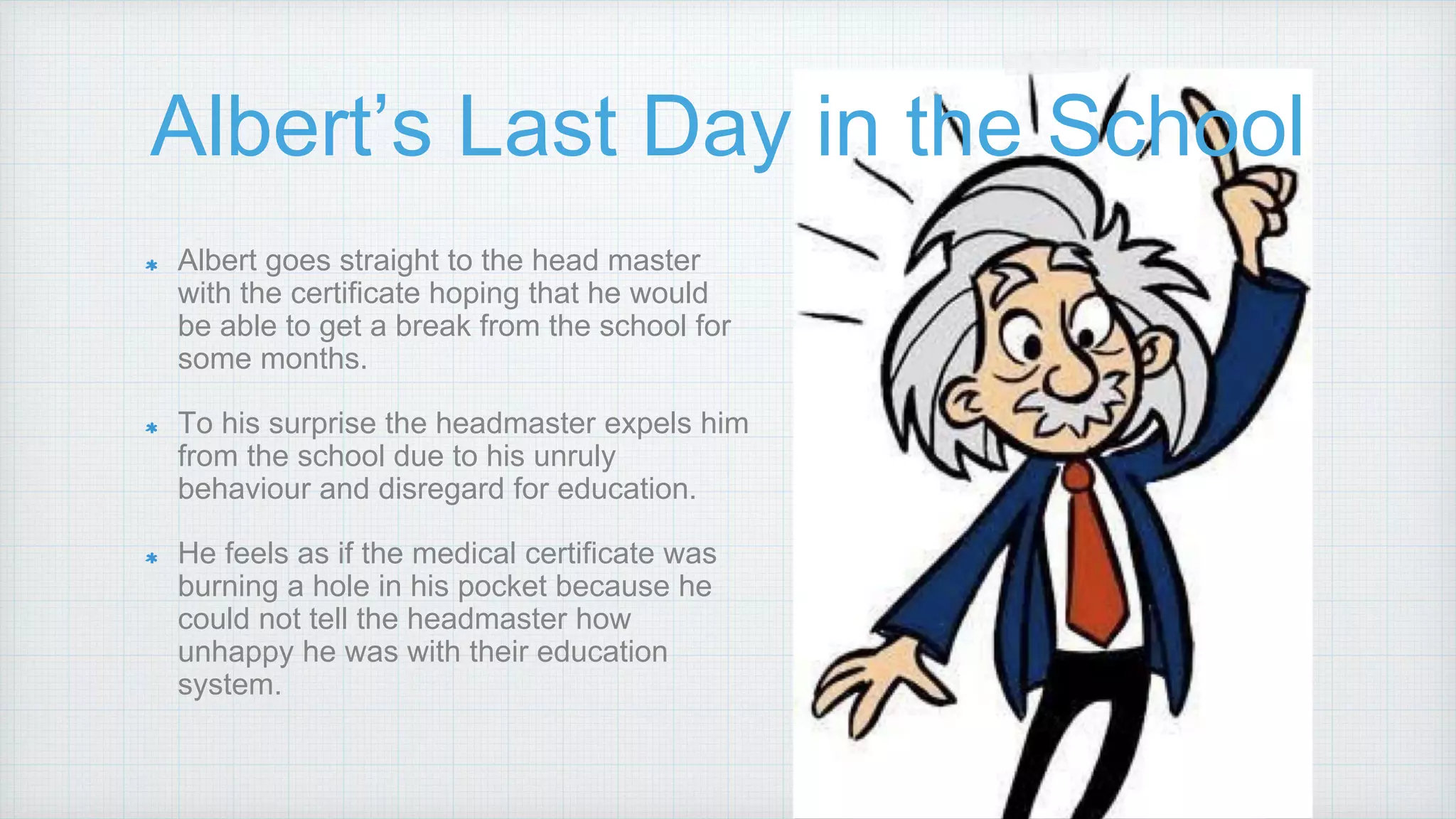 Albert Einstein at school | PPTX