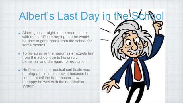 Albert Einstein at school | PPT
