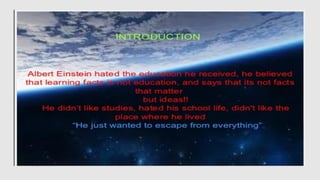 ALBERT EINSTEIN AT SCHOOL STD 11.CBSEpptx | PPTX